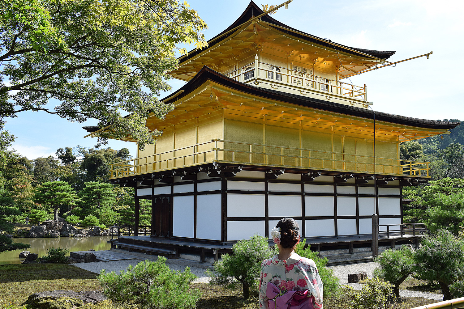 Kinkaku Ji Templo Do Pavilhao Dourado Viaja Certo